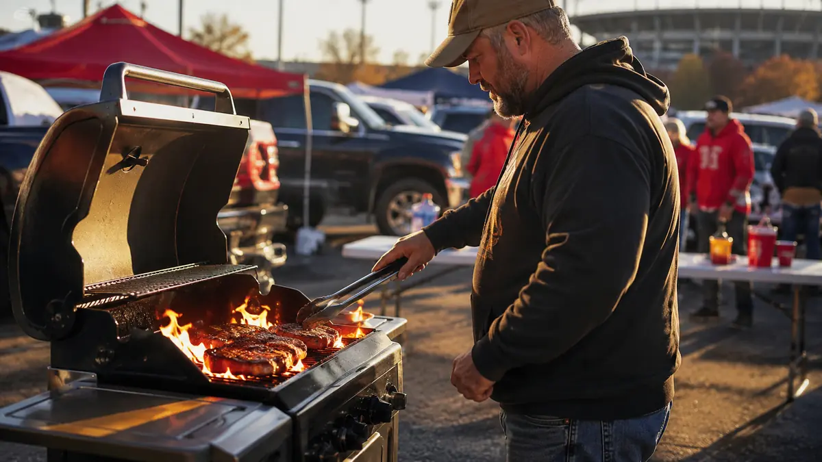 How to Grill at a Tailgate with a Portable Propane Grill