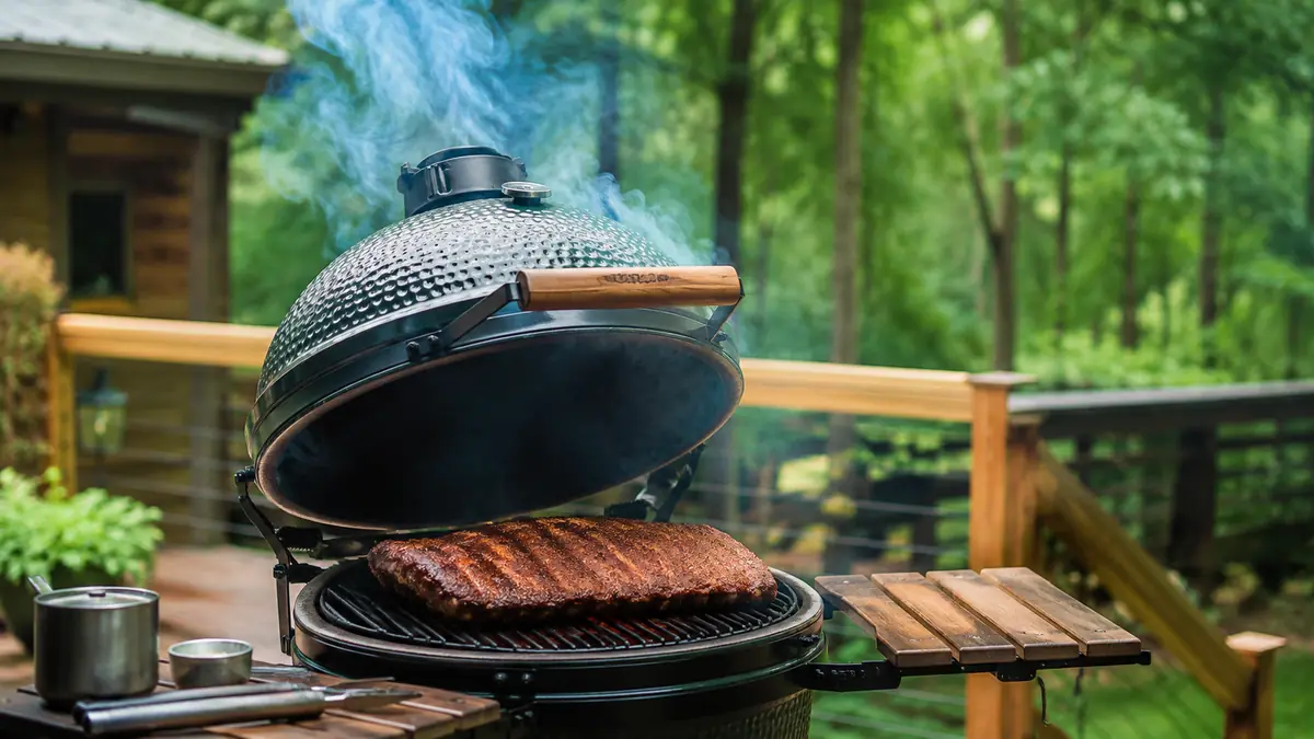 How to Smoke Fall-Off-The-Bone Ribs with a Kamado Grill